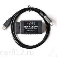OBDII адаптер ELM327 WI-FI + USB