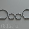 Хромированные кольца в приборную панель BMW E46