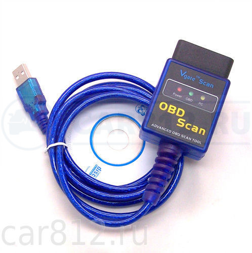 OBDII адаптер ELM327 USB V1.5 Mini OBDII адаптер ELM327 USB V1.5 Mini